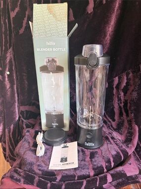Portable Blender Bottle - Personal Smoothie Maker/colorful LED lights a